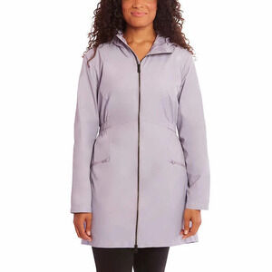 Kirkland Signature Womens Hooded Windbreaker Rain Jacket Size X-Large